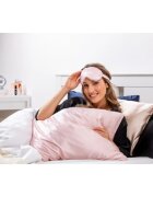 Notino Silk Collection Sleeping mask & Scrunchies Set set cadou culoare Cream