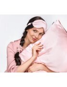 Notino Silk Collection Sleeping mask & Scrunchies Set set cadou culoare Cream