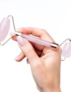 Notino Skincare Tools Rose Quartz Massage Roller accesoriu de masaj pentru fata si zona ochilor 1 buc