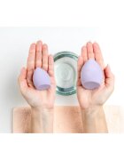 Notino Super Soft Make-Up Sponge burete precizie pentru fond de ten Lavender 1 buc