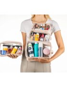 Notino Travel Collection Clear Organizer Set Set de călătorii Beige 4 buc