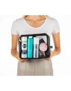 Notino Travel Collection Clear Organizer Set Set de călătorii Black