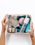 Notino Travel Collection Extra Large Clear Organizer geantă de cosmetice transparentă XL Beige 275x20x125 cm 1 buc