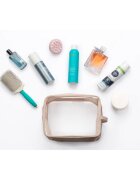 Notino Travel Collection Extra Large Clear Organizer geantă de cosmetice transparentă XL Beige 275x20x125 cm 1 buc