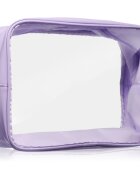 Notino Travel Collection Extra Large Clear Organizer geantă de cosmetice transparentă XL Purple 275x20x125 cm 1 buc