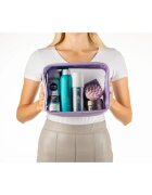 Notino Travel Collection Extra Large Clear Organizer geantă de cosmetice transparentă XL Purple 275x20x125 cm 1 buc