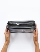 Notino Travel Collection Large Clear Organizer geantă de cosmetice transparentă L Black 26x14x85 cm 1 buc