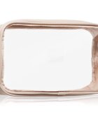 Notino Travel Collection Medium Clear Organizer geantă de cosmetice transparentă M Beige 24x125x5 cm 1 buc