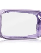 Notino Travel Collection Small Clear Organizer geantă de cosmetice transparentă transparent S Purple 20x10x5 cm 1 buc