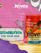 Novex Brazilian Keratin mască regeneratoare pentru părul deteriorat 400 g