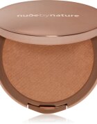 Nude by Nature Flawless Pressed Powder Foundation pudra compacta culoare N6 Olive 10 g