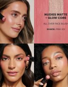 Nudestix Nudies Matte + Glow Core machiaj multifuncțional pentru ochi buze și față culoare Pink Ice 6 g