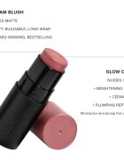 Nudestix Nudies Matte + Glow Core machiaj multifuncțional pentru ochi buze și față culoare Pink Ice 6 g