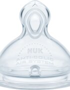 NUK First Choice Flow Control tetină pentru biberon 6m+ 2 buc