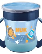 NUK Magic Cup Night ceasca cu mânere 6m+ Blue 1 buc