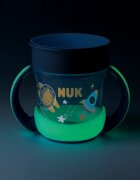 NUK Magic Cup Night ceasca cu mânere 6m+ Blue 1 buc
