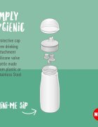 NUK Mini-Me Sip biberon pentru copii White 9m+ 1 buc