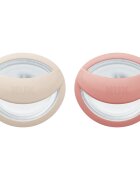 NUK Perfect Match 0-6m suzetă Red 2 buc