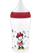 NUK Perfect Match Disney biberon cu controlul temperaturii Minnie 3m+ 1 buc