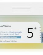 Numbuzin No. 5 Glutathione Vitamin Concentrated Toner Pad dischete de tonifiere pentru luminozitate si hidratare 70 buc