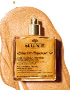 Nuxe Huile Prodigieuse Or ulei uscat multifuncțional cu sclipici pentru față corp și păr 50 ml
