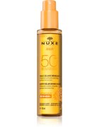 Nuxe Sun Face and Body Tanning Sun Oil ulei pentru plaja pentru fata si corp SPF 50 150 ml