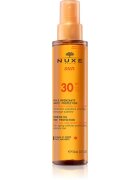 Nuxe Sun Tanning Oil High Protection ulei pentru plaja corp si fata SPF 30 150 ml