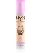 NYX Professional Makeup Bare With Me Concealer Serum hidratant anticearcan 2 in 1 culoare 01 - Fair 96 ml