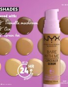 NYX Professional Makeup Bare With Me Concealer Serum hidratant anticearcan 2 in 1 culoare 01 - Fair 96 ml