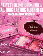 NYX Professional Makeup Bridgerton Royal Blush paleta fard de obraz culoare 01 Wallflower 2x5 g