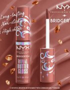 NYX Professional Makeup Bridgerton Royal Butter Gloss lip gloss culoare 02 Praline 8 ml