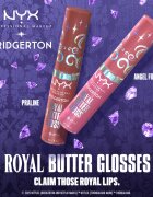 NYX Professional Makeup Bridgerton Royal Butter Gloss lip gloss culoare 02 Praline 8 ml