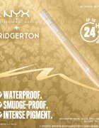 NYX Professional Makeup Bridgerton Royal Epic Ink Liner creion de ochi cu sclipici culoare 02 Glitzed In Gold 1 ml