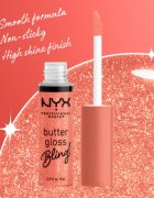 NYX Professional Makeup Butter Gloss Bling lip gloss strălucitor culoare 02 Dripped Out 8 ml