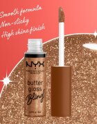 NYX Professional Makeup Butter Gloss Bling lip gloss strălucitor culoare 04 Pay Me In Gold 8 ml