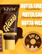 NYX Professional Makeup Buttermelt Glaze tonic fluid iluminator SPF 30 culoare 10 Chocolate Butta ml