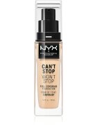 NYX Professional Makeup Can't Stop Won't Stop Full Coverage Foundation fond de ten cu acoperire ridicată culoare 06 Vanilla 30 ml