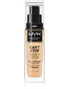 NYX Professional Makeup Can't Stop Won't Stop Full Coverage Foundation fond de ten cu acoperire ridicată culoare 07 Natural 30 ml