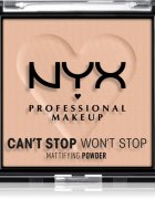 NYX Professional Makeup Can't Stop Won't Stop Mattifying Powder pudra matuire culoare 04 Meduim 6 g