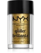 NYX Professional Makeup Face & Body Glitter Brillants sclipici pentru față și corp culoare 05 Gold 2.5 g
