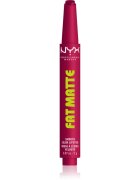 NYX Professional Makeup Fat Matte balsam de buze cu efect matifiant Hibiscus Hug 2 g