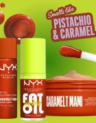 NYX Professional Makeup Fat Oil Body set pentru corp cu parfum Caramelt Mami 3 buc