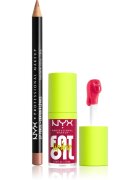 NYX Professional Makeup Fat Oil Lip Drip set îngrijire buze 2 buc