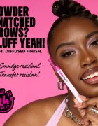 NYX Professional Makeup Fluff & Snatch creion pentru sprancene cu efect de pulbere culoare Taupe 1 g