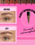 NYX Professional Makeup Fluff & Snatch creion pentru sprancene cu efect de pulbere culoare Taupe 1 g
