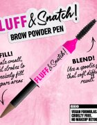 NYX Professional Makeup Fluff & Snatch creion pentru sprancene cu efect de pulbere culoare Taupe 1 g