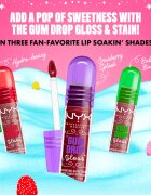 NYX Professional Makeup Gingerbaddie Land Gum Drop lip gloss culoare 03 Cranberry Splash 1 buc