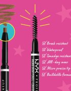 NYX Professional Makeup Micro Brow Pencil creion pentru sprancene culoare 03 Auburn 0.09 g