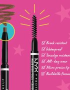 NYX Professional Makeup Micro Brow Pencil creion pentru sprancene culoare 04 Chocolate 0.09 g