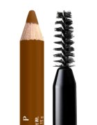 NYX Professional Makeup Powder Louder creion pentru sprancene cu pensula culoare Louder Auburn 1 buc